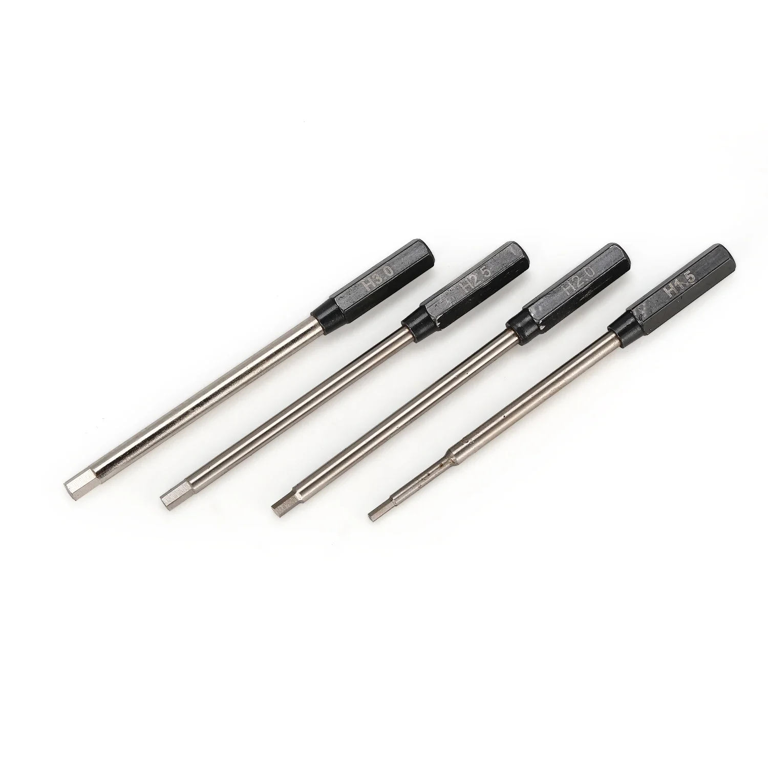 4 in 1 Metal Screwdriver Set 1.5mm 2.0mm 2.5mm 3.0mm Hex Hexagonal Handle Repair Tool Kit for RC Aircraft Drone Car Boat Part