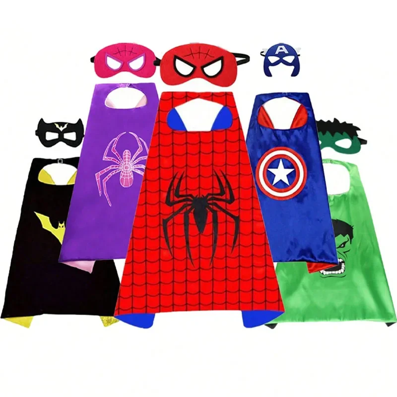 

Spider Man Cloak Peter Parker Superhero Cape Set for Kids, Cosplay Costume Halloween Party Fancy Dress