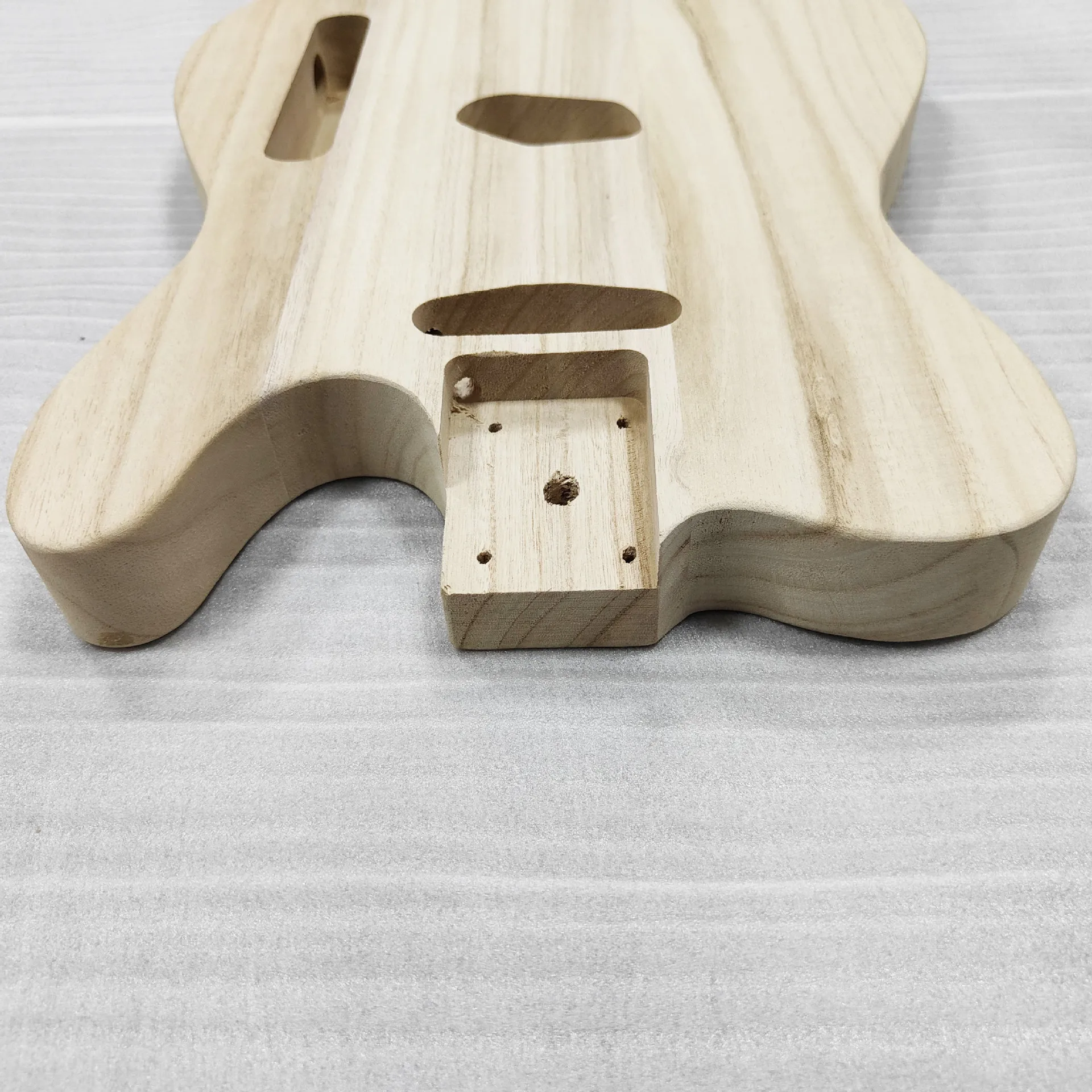 Paulownia Wood Electric Guitar Body DIY Guitar Body for TL-1 Electric Guitar Body Custom Paint & Build Project