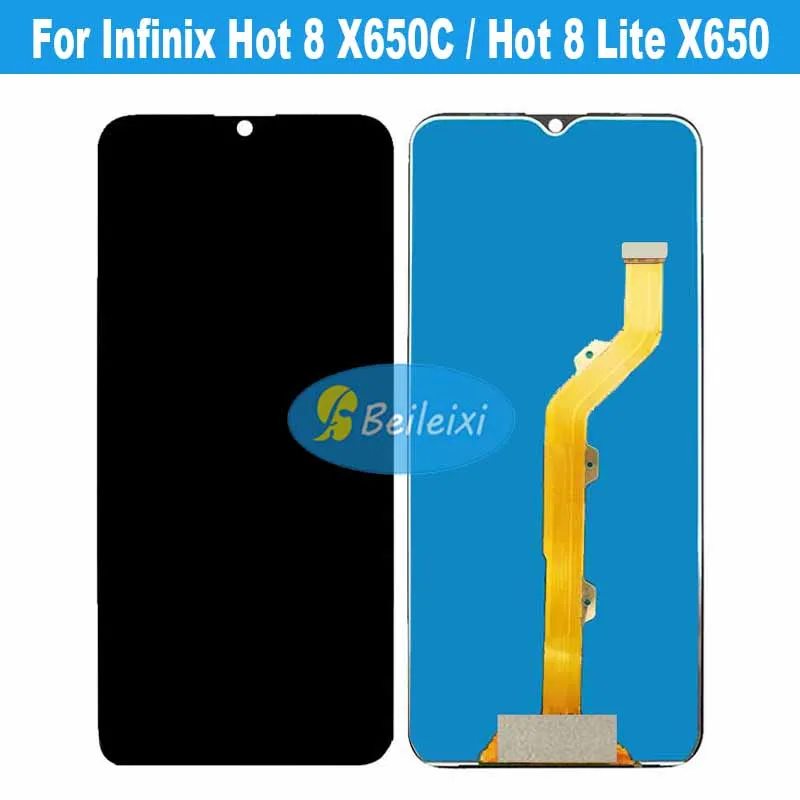 

For Infinix Hot 8 X650C X650B X650D LCD Display Touch Screen Digitizer Assembly Replacement Parts For Infinix Hot 8 Lite X650