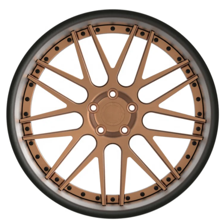 محاور عجلات مزورة عالية الجودة 9.5J 10.5J 17 18 19 20 بوصة 5*108 5*120 عجلات سيارة مصنوعة من خليط معدني