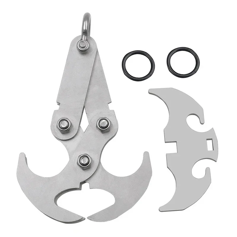 Stainless Steel Folding Grappling Hook - Durable & Deployment, Versatility in Outdoor Adventures & Emergency Tool for Hiking image 5