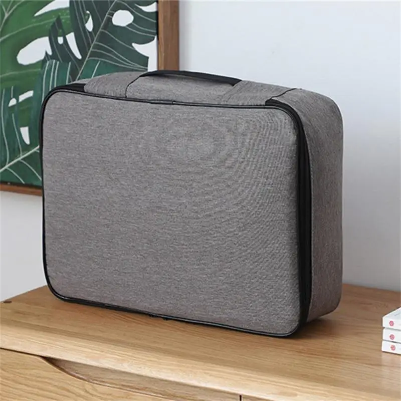 Przenośna torba do przechowywania dokumentów biurowych Organizer Pudełka na dokumenty Pojemniki Kosz Szuflada Pojemnik Organizacja przechowywania w domu Akcesoria