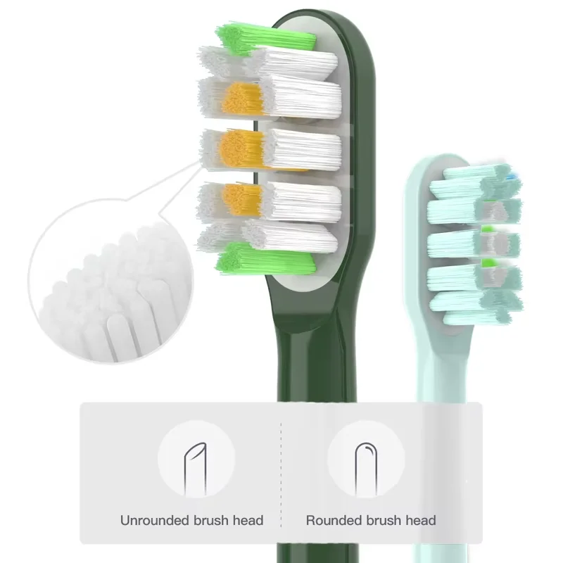 Replacement Brush Heads for SOOCAS X3U/X3Pro/X5/V1/D2/D3 6/12pcs Bristle Heads Electric Toothbrush Dupont Bristle Sealed Packed