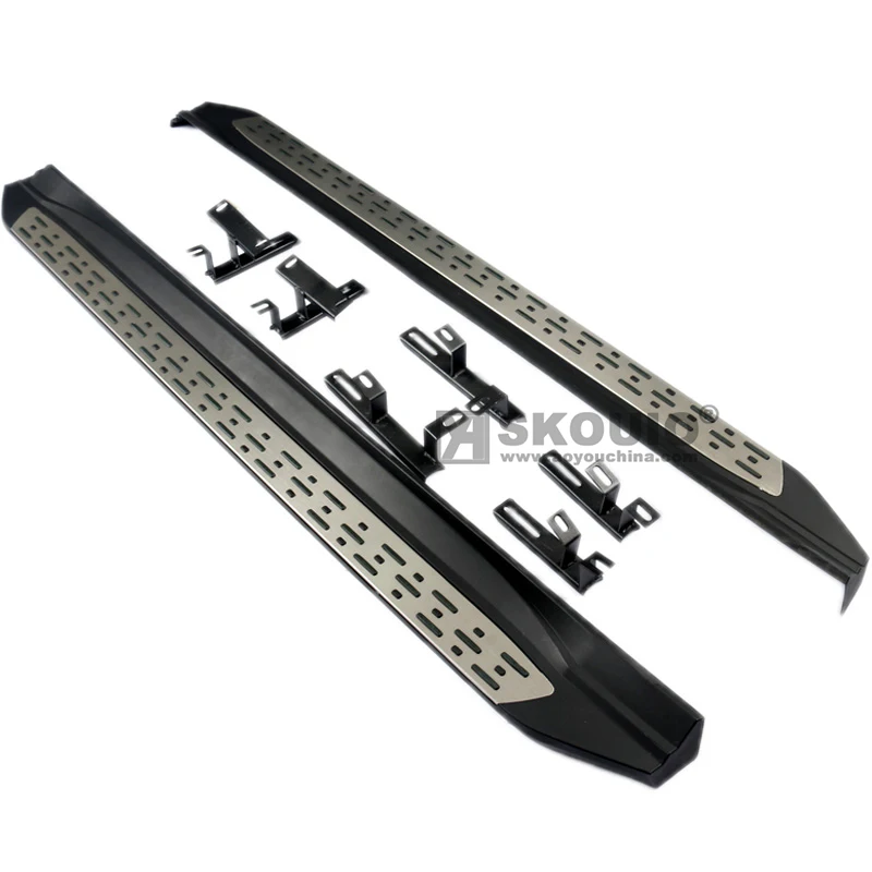 Manufacturer China Car Running Boards Side Steps For Toyota Highlander Parts Aluminum Alloy Fixed Foot Pedal 2015 SKOUIO 37