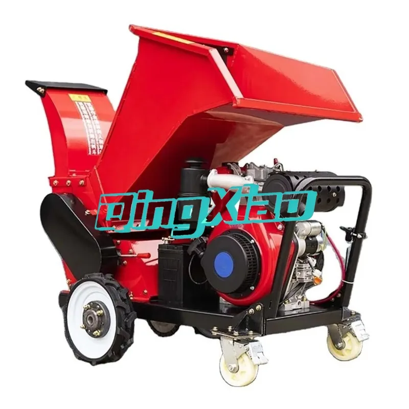 

Industrial Wood Chipper Shredder Logger Branch Cutting Machine Heavy Duty High Efficiency Portable Domestic Garden Farm Use