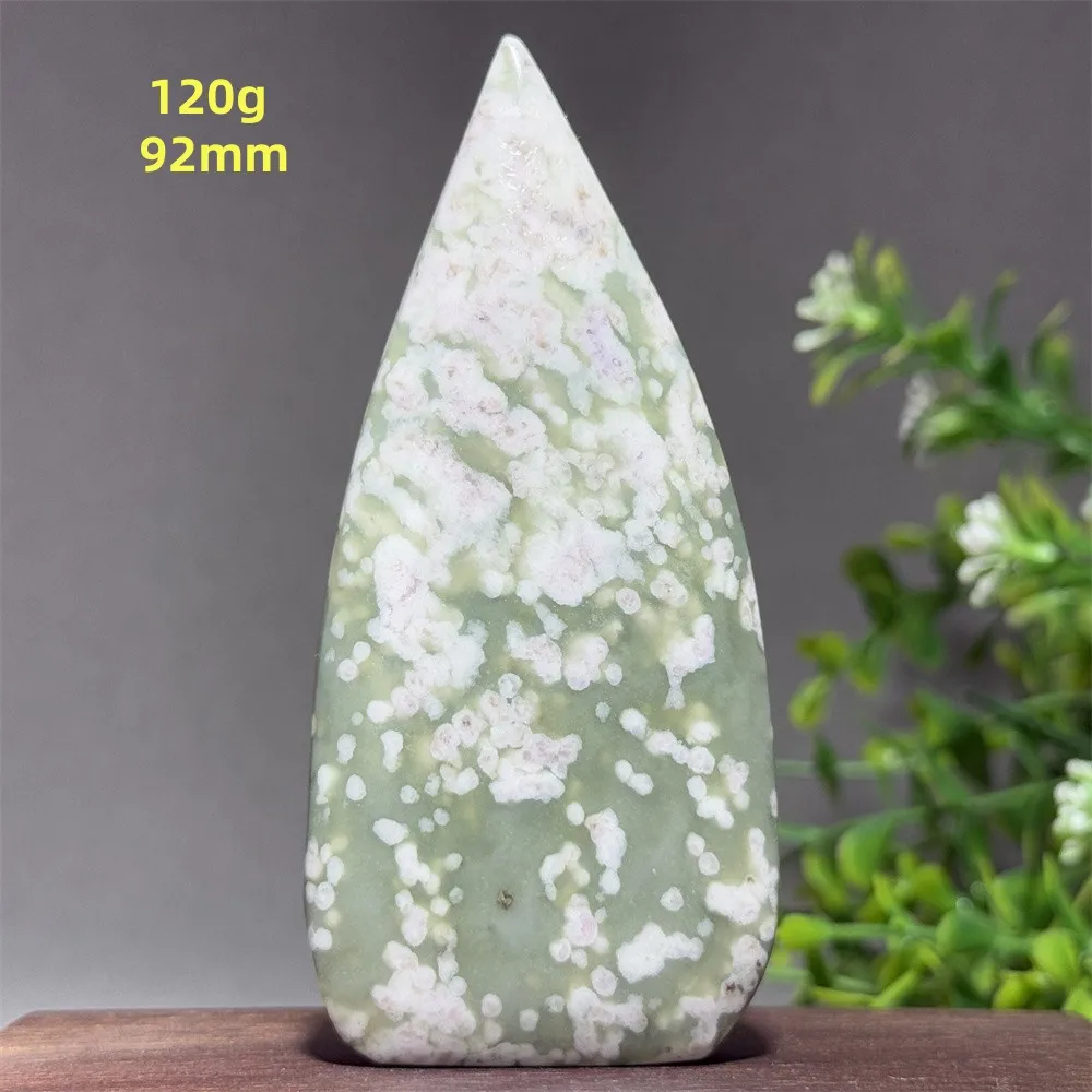 Natural Gemstone Flower Emerald Free Form Jewelry Reiki Therapy Spiritual Meditation Witchcraft Chakra Home Decoration Gift