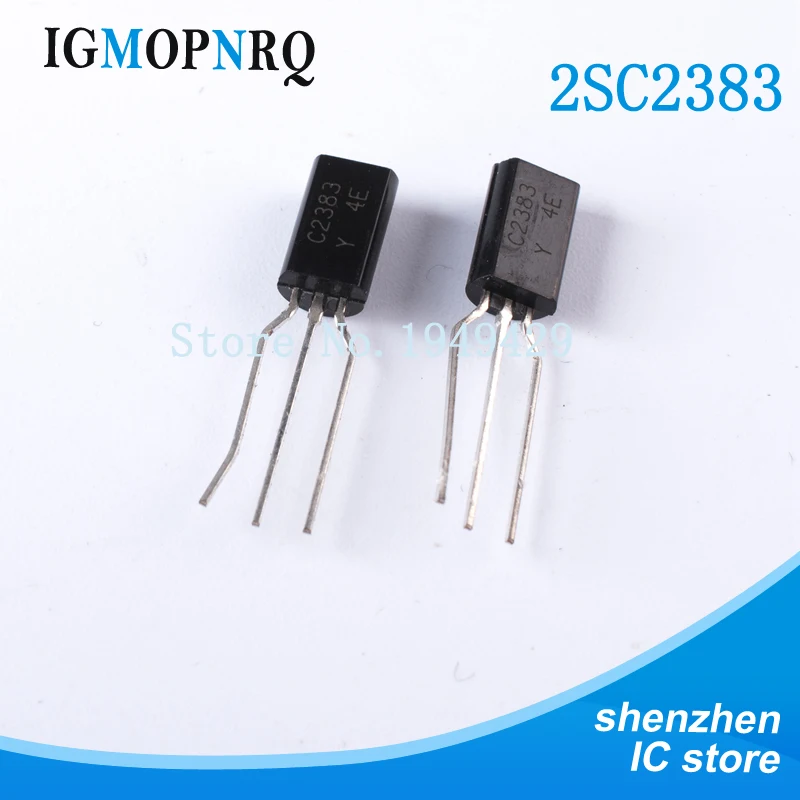 Triodo de potencia de Audio, C2383, 2SC2383, 2SC2383Y, 2SC2383-Y, TO-92, 50 unidades por lote