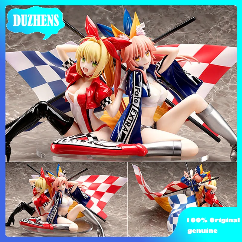 Stronger Original:FATE Nero Claudius Tamamo no Mae Racing girl 1/7 PVC Action Figure Anime Figure Model Toy Collection Doll Gift