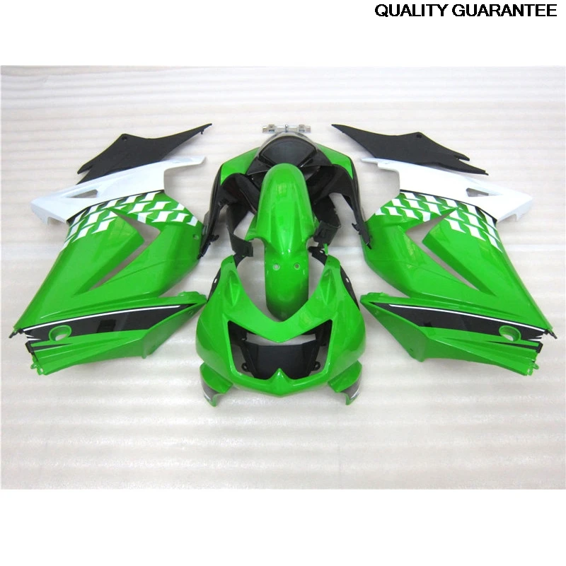 Suitable For Ninja 250R Fairing Kit 2008 2009 2010 2011 2012 2013 2014 Green Black White Fairing Set 250r 08 09 11 12-14 N54