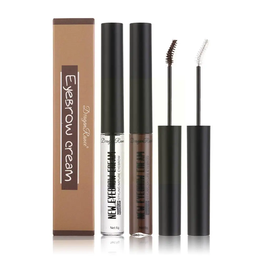 Eyebrow Gel Transparent Brows Wax Waterproof Long-lasting Feathery Brush To With Wild Styling Easy Brow Makeup Wear Eyebrow F7t2