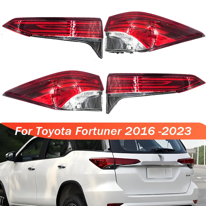 

LED Tail Lamp Rear Bumper TailLight For Toyota Fortuner 2017 2016 201-2023 Turning Signal Lights Brake Reverse Lamp