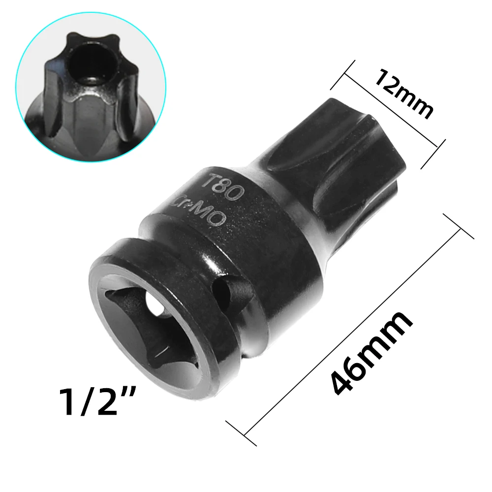 6 pieces hollow plum blossom sleeve batch T55 T60 T70 T80 T90 T100 special tool for auto repair