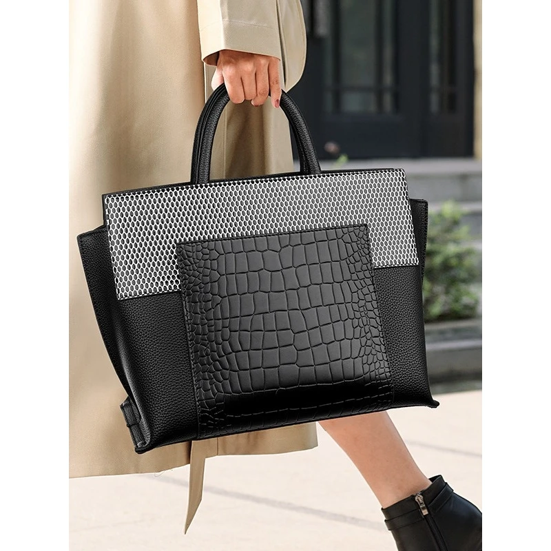 

Faionable большая женская сумка Capaci Sli с крокодиловым узором, сумка через плечо на одно плечо, сумка