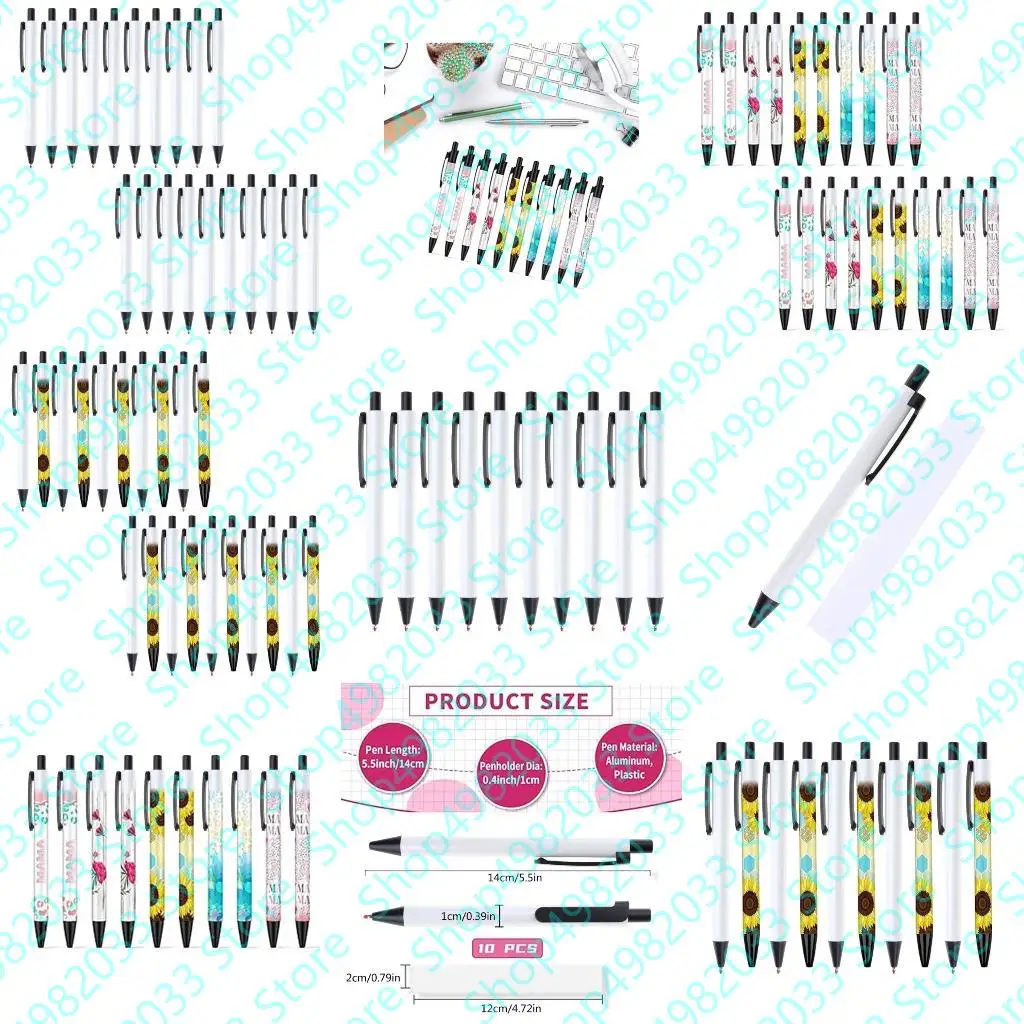 

Выдвижная шариковая ручка с пленками с термоустробой для теплопередачи, сублимационных ручках