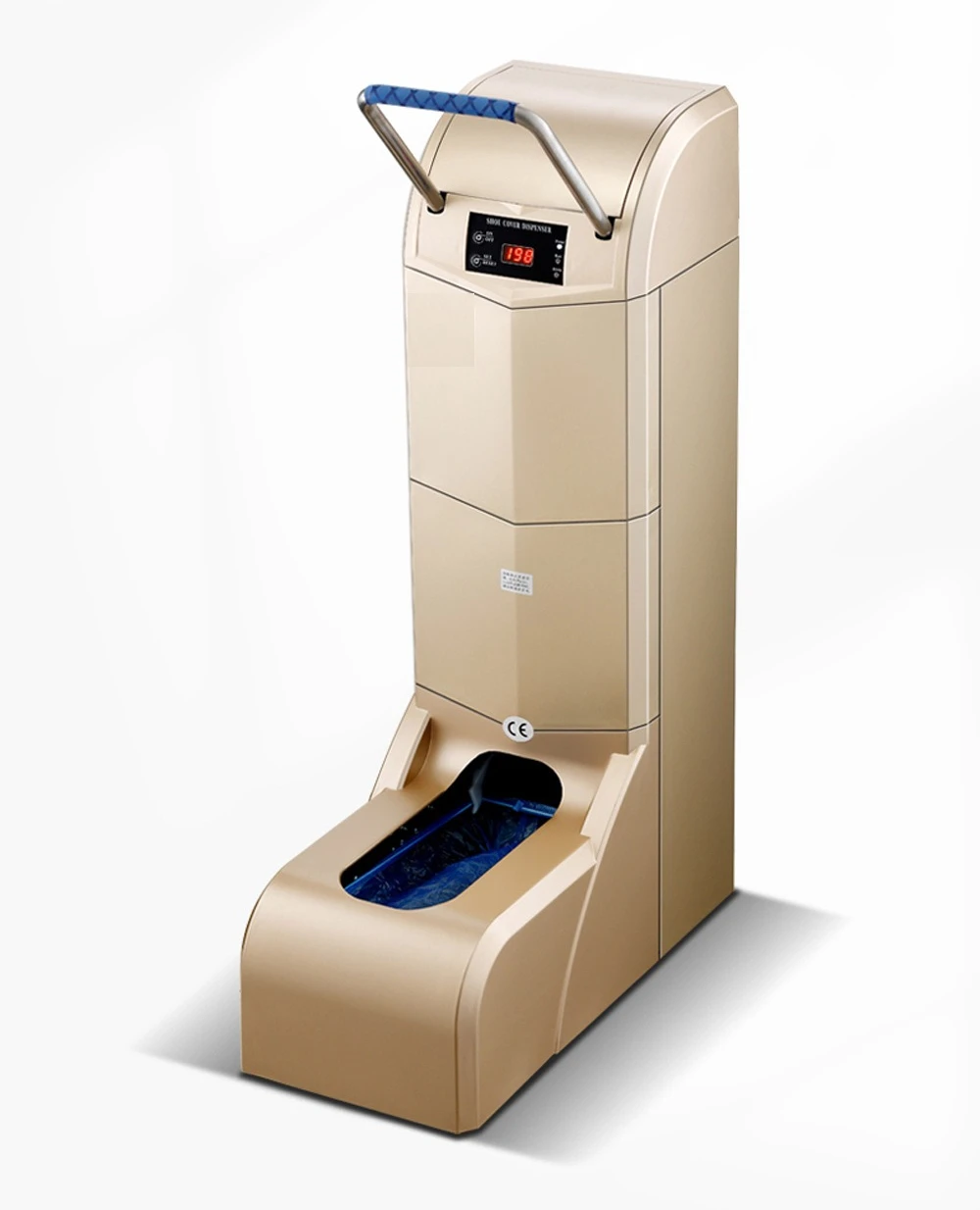 Dust-free workshop special intelligent microcomputer automatic overshoe machine