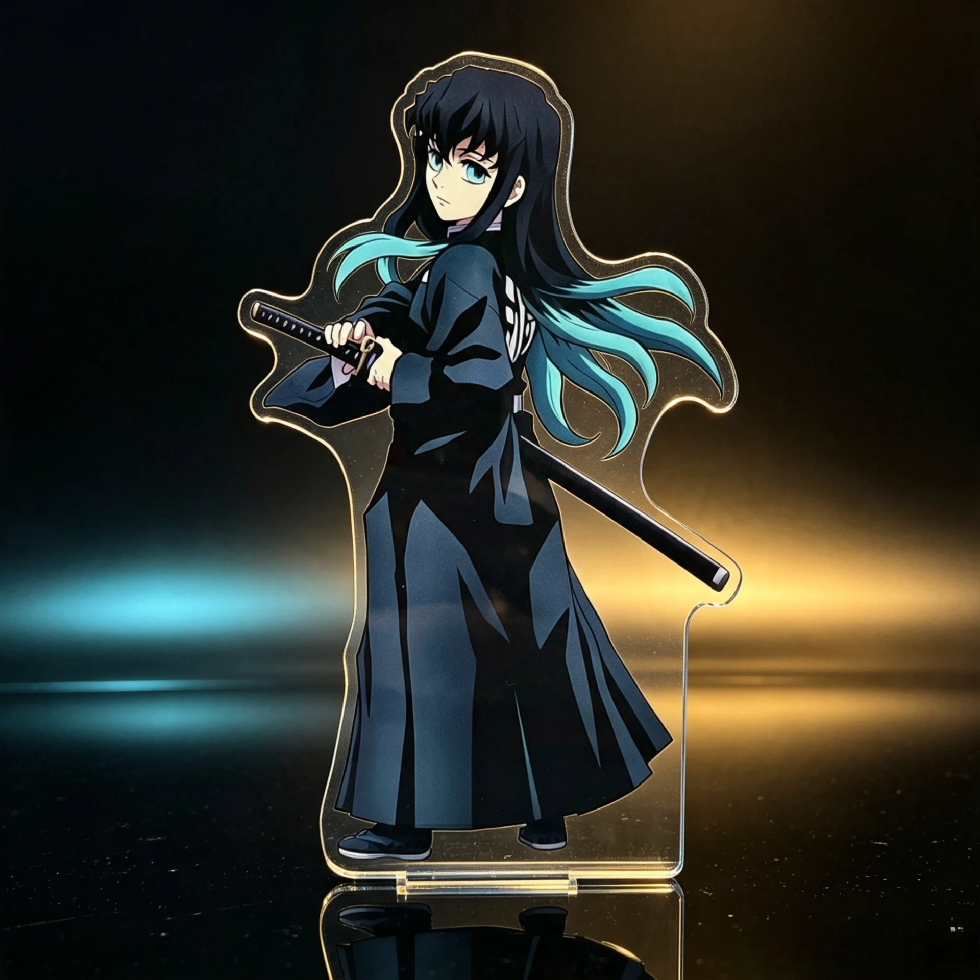 Demon Slayer New Arrival Yūichirō Tokitou Sword-wielding Acrylic Stand Creative Collectible Craft For Indoor Desktop Display view 5