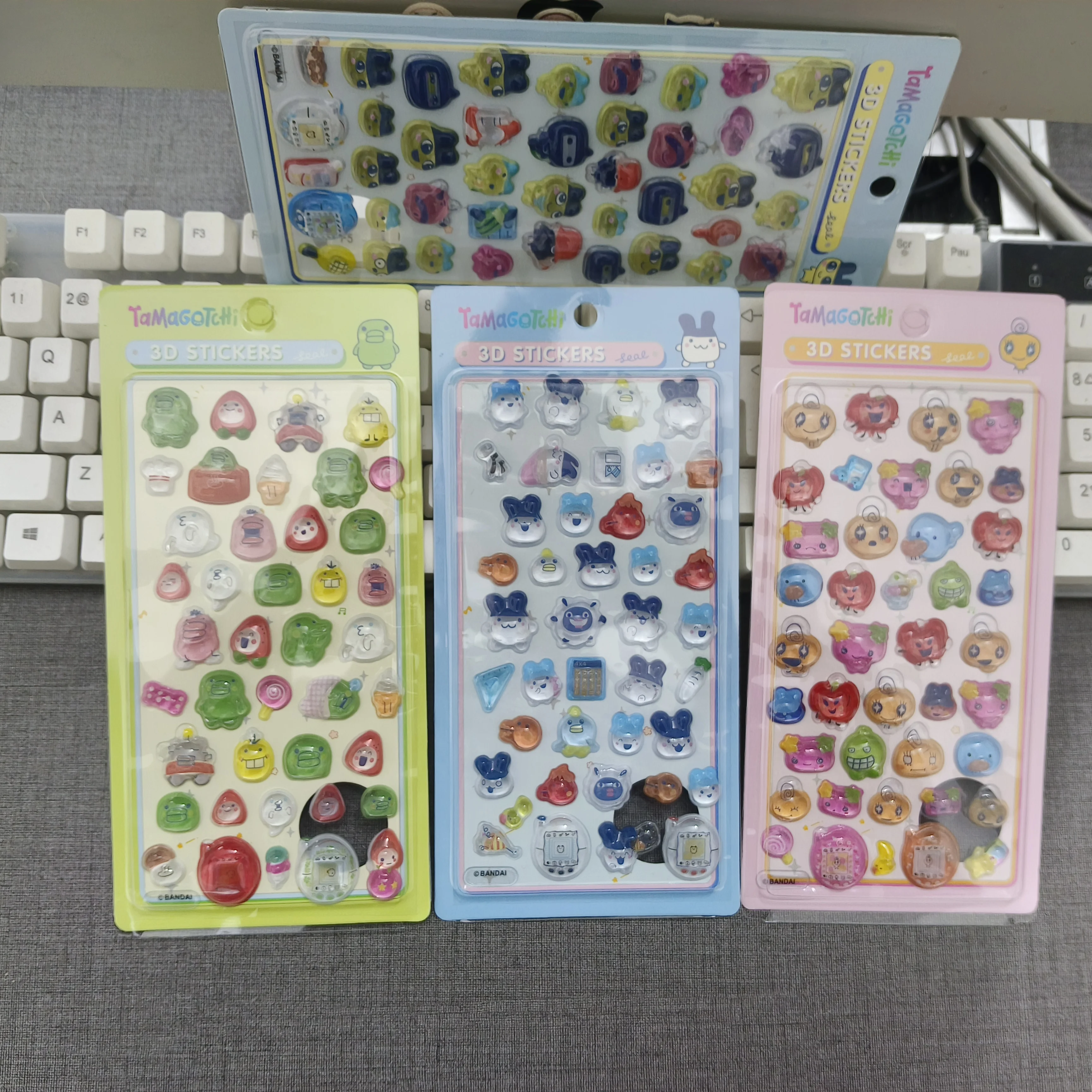 Adesivi 3D Bonbon Drop Seal per Tamagotchi, Decorazioni per Telefono, Scrapbook, Laptop, Regali per Feste