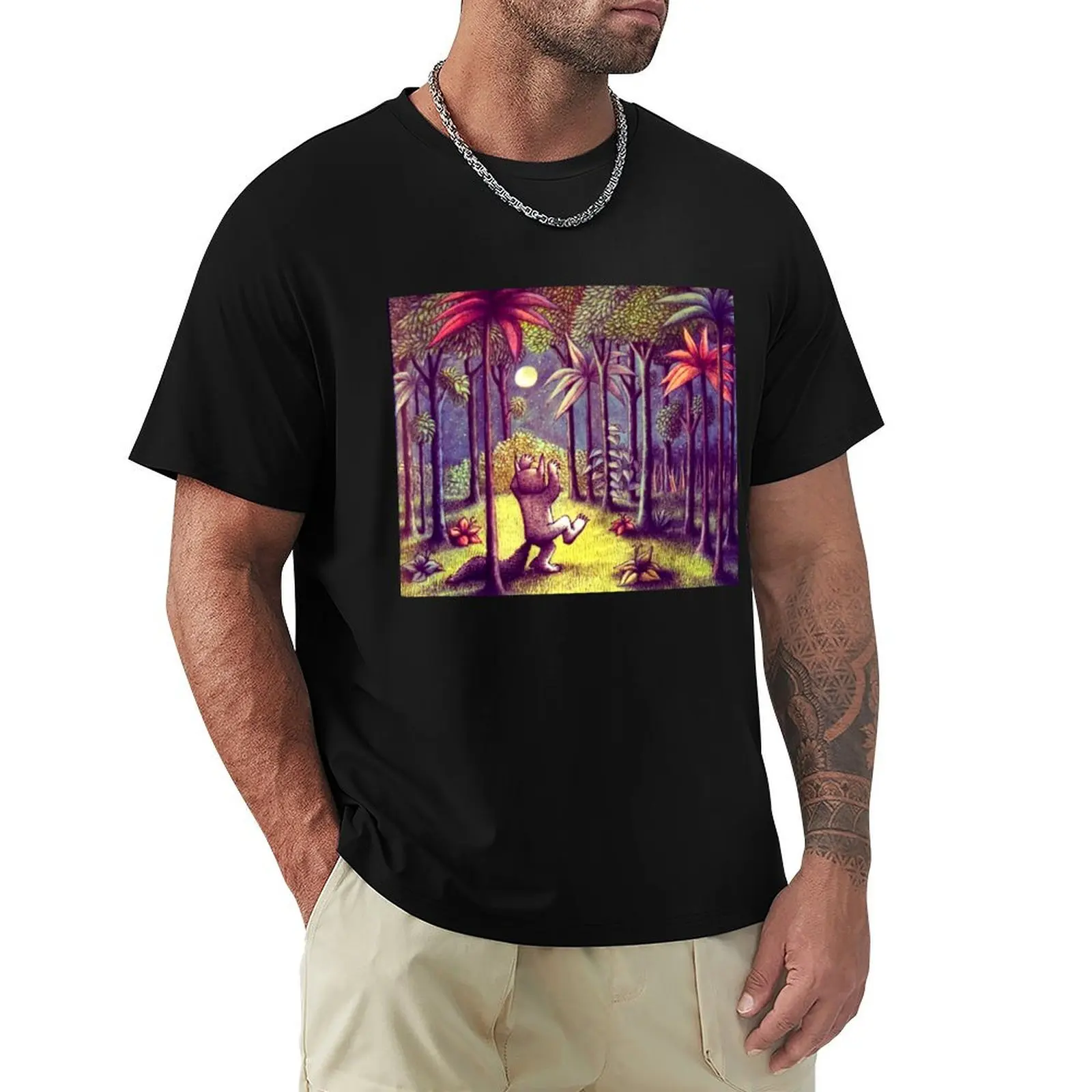 

Let the Wild Rumpus Start T-Shirt plus size tops summer top shirts graphic baggy shirts shirts for men graphic tees