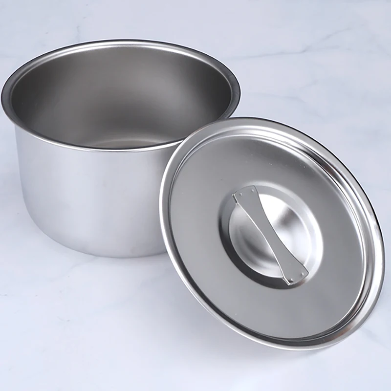 304 Stainless Steel Rice Bowl With Lid Soup Bowl Steamed Rice Bowl Anti-Scalding Child Small Bowl Korean Cuisine Kitchen Tools