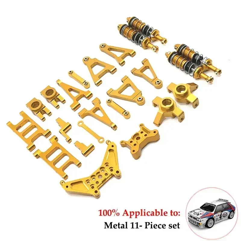 Mjx RC Hyper Go 1/14 14301 14302 piezas de mejora, conjunto de piezas sensibles de Metal para coche Rc, accesorios de aluminio CNC