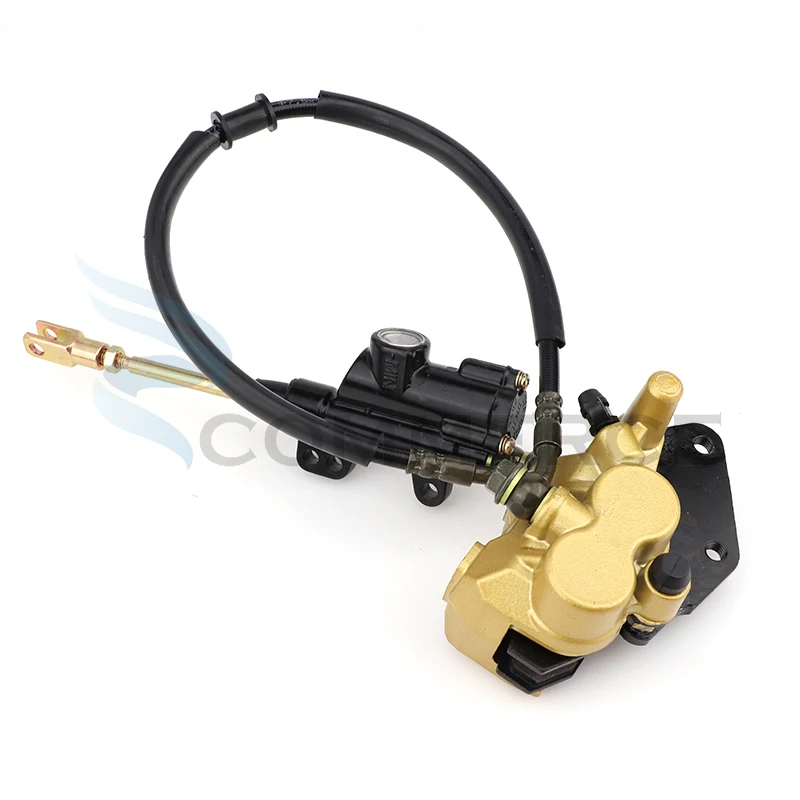 Motocross Rear Hydraulic Disc Brake Master Cylinder Caliper Foot Brake For 110cc 125cc 140cc150cc Pit Dirt Bike Motorcycle Parts