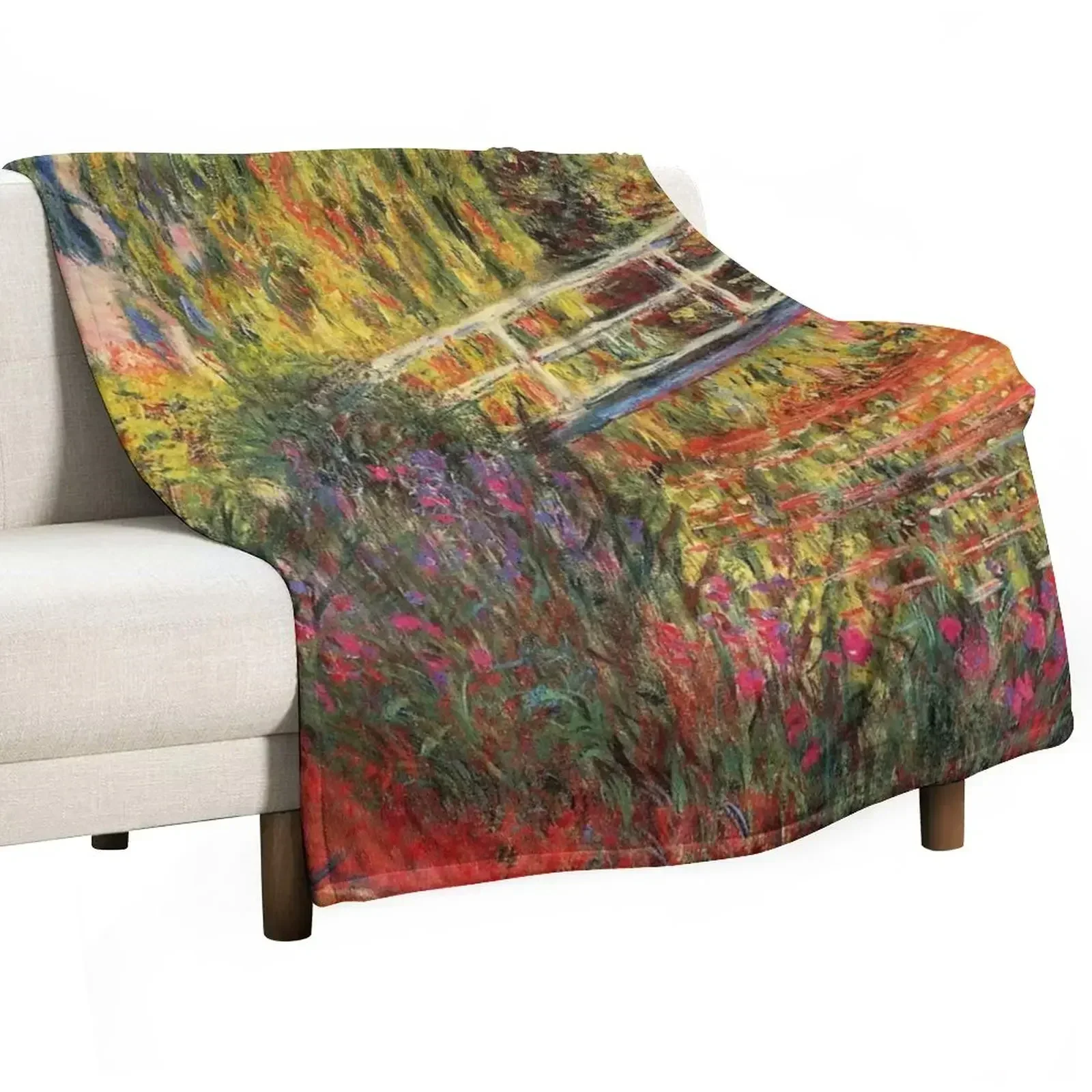 HD. Water Lily Pond, by Claude Monet. HIGH DEFINITION Throw Blanket christmas decoration For Sofa Thin Blankets