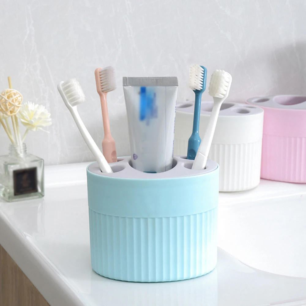 High Quality Bathroom Tabletop Toothbrush Holder, Household Washstand, Toothpaste Toothbrush Storage Rack, Storage Rack