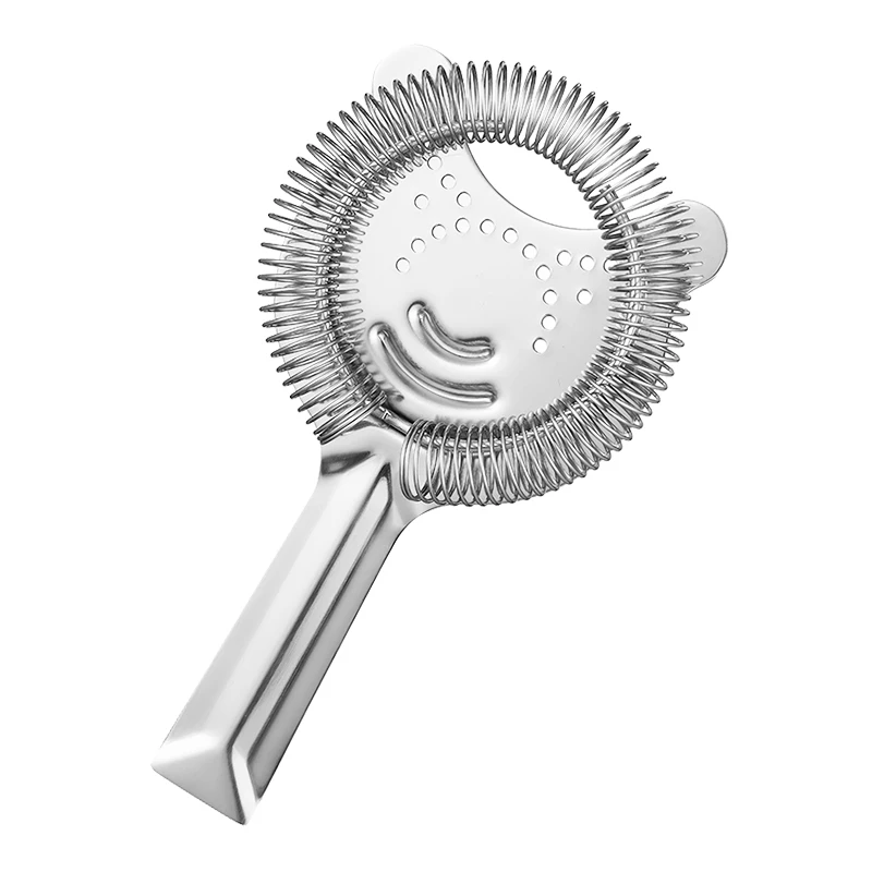Hawthorne Strainer, Stainless Steel Cocktail Strainer with 2-Prong for Professional Bartenders and Mixologists