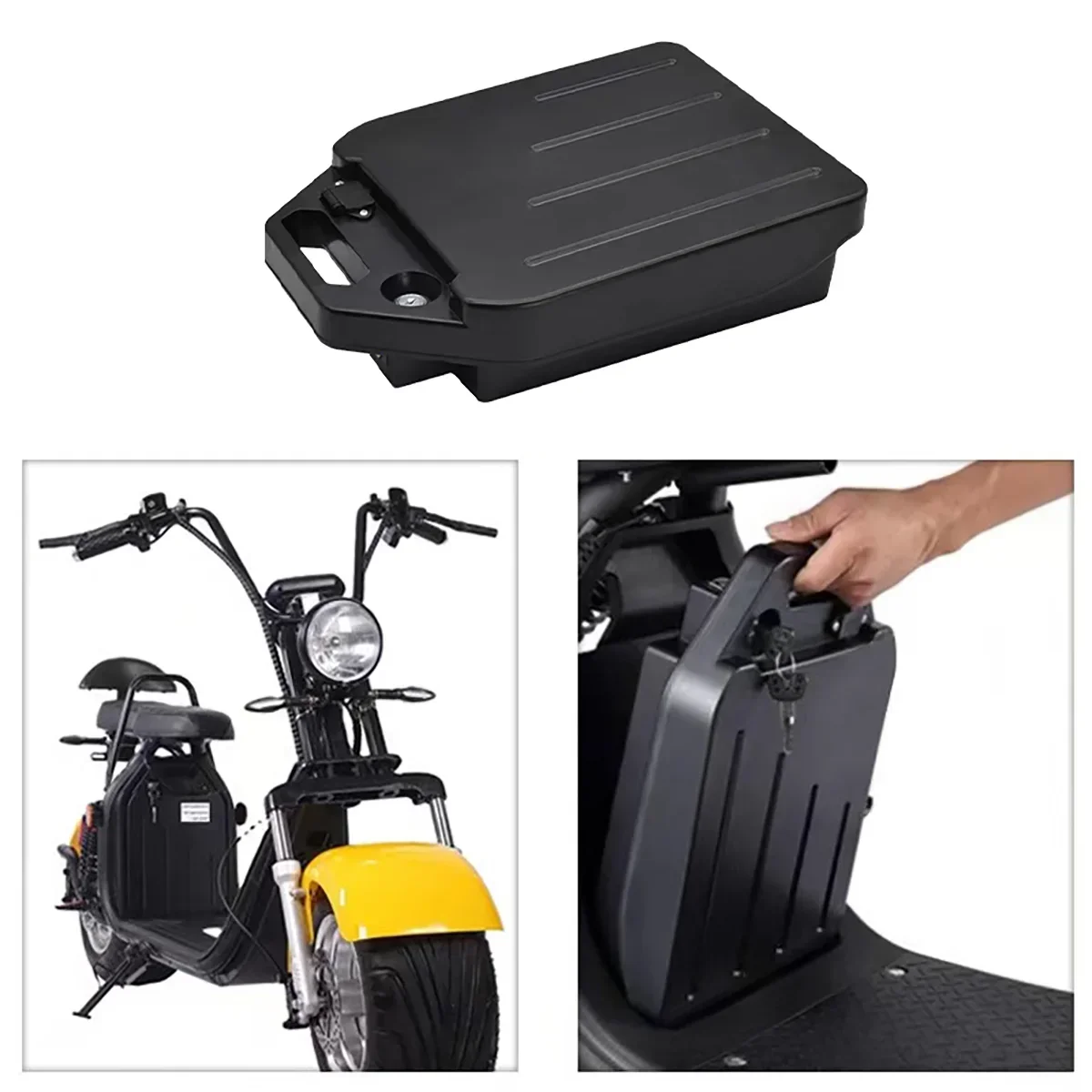 Nuova batteria per scooter elettrico Citycoco 60V 20Ah-70Ah per 250W ~ 1500W Batteria al litio impermeabile per moto/bicicletta + caricabatterie