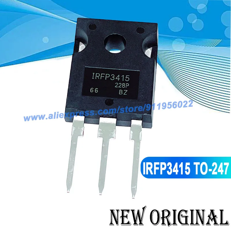 (5 Pieces) IRFP344  TO-247 450V 9.5A / IRFP17N50L  500V 16A / IRFP23N50L  500V 23A / IRFP3415  150V 43A TO-247