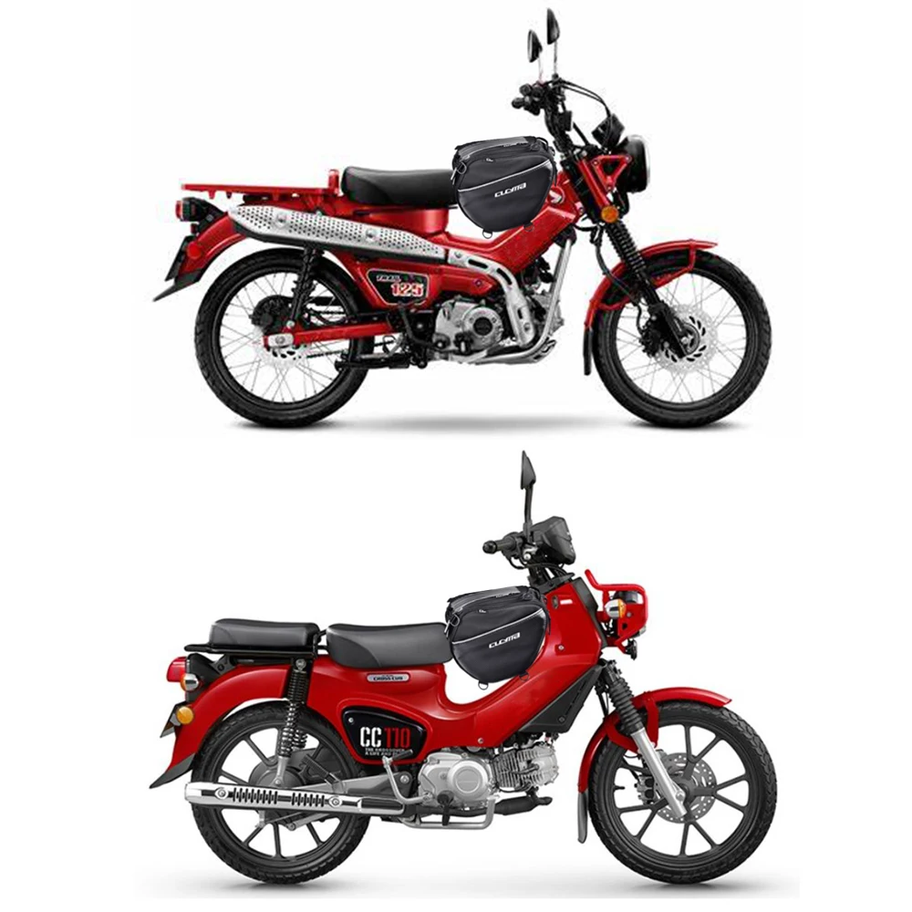Underbone Tunnel Tank Bag Motorcycle Travel Luggage Storage Saddle Bags for Honda CC110 Cross Cub 110 Trail 125 CT125 Hunter Cub