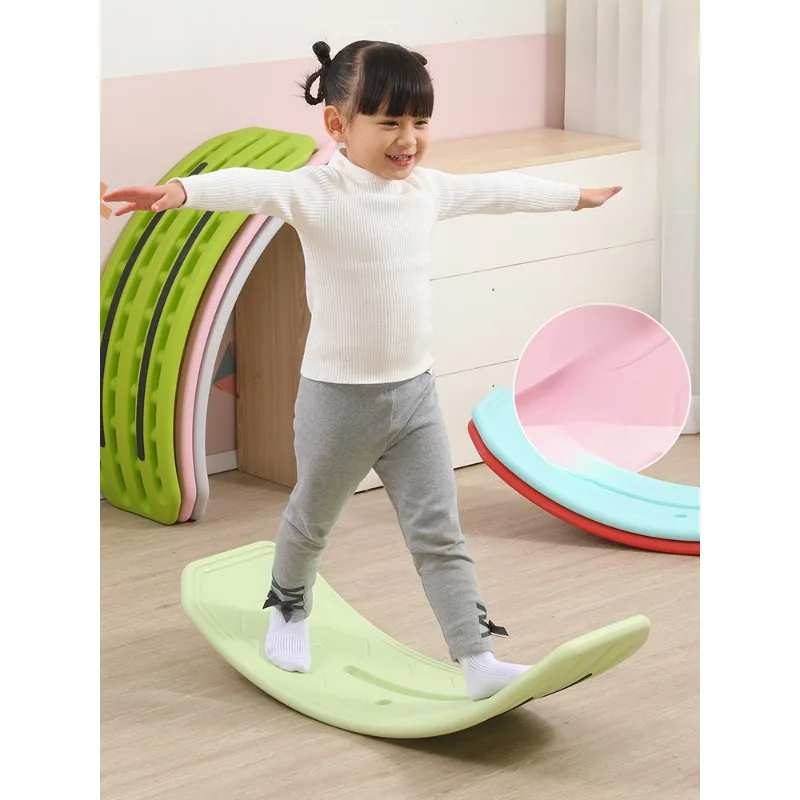 Seesaw board, children's indoor smart board, balance board, sensory training equipment, household focus bending board toys