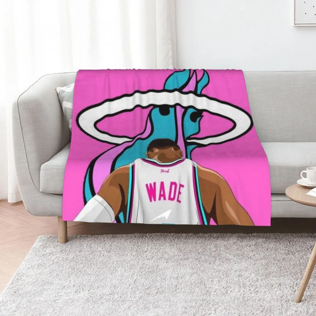 Dwyane Wade Throw Blanket Shaggy for winter wednesday Quilt Multi-Purpose Flannel Blankets