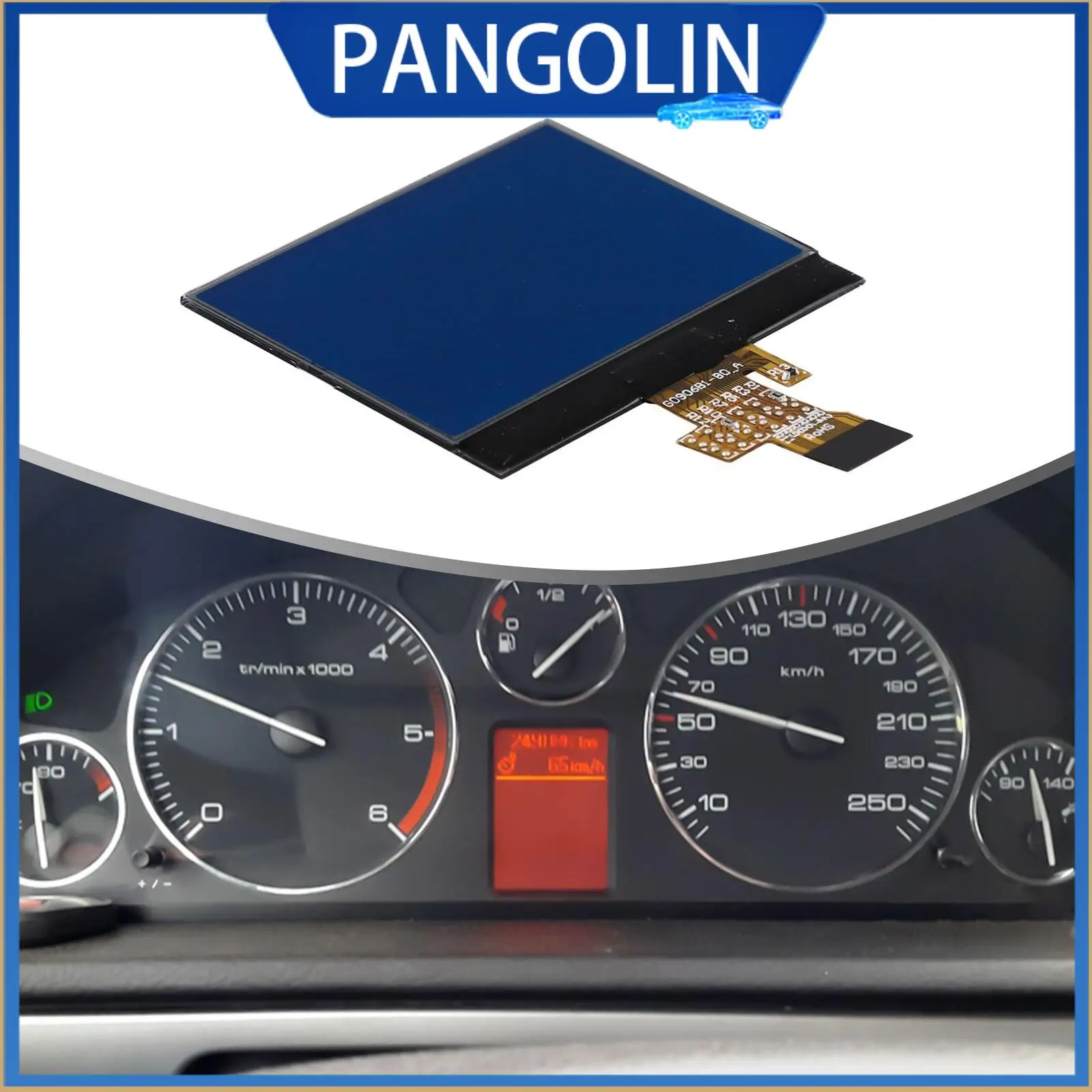 

PANGOLIN Dashboard Instrument Cluster LCD Display For VDO Group Peugeot 407 407 Coupe 407SW A2C53119649 9658138580 Replacement