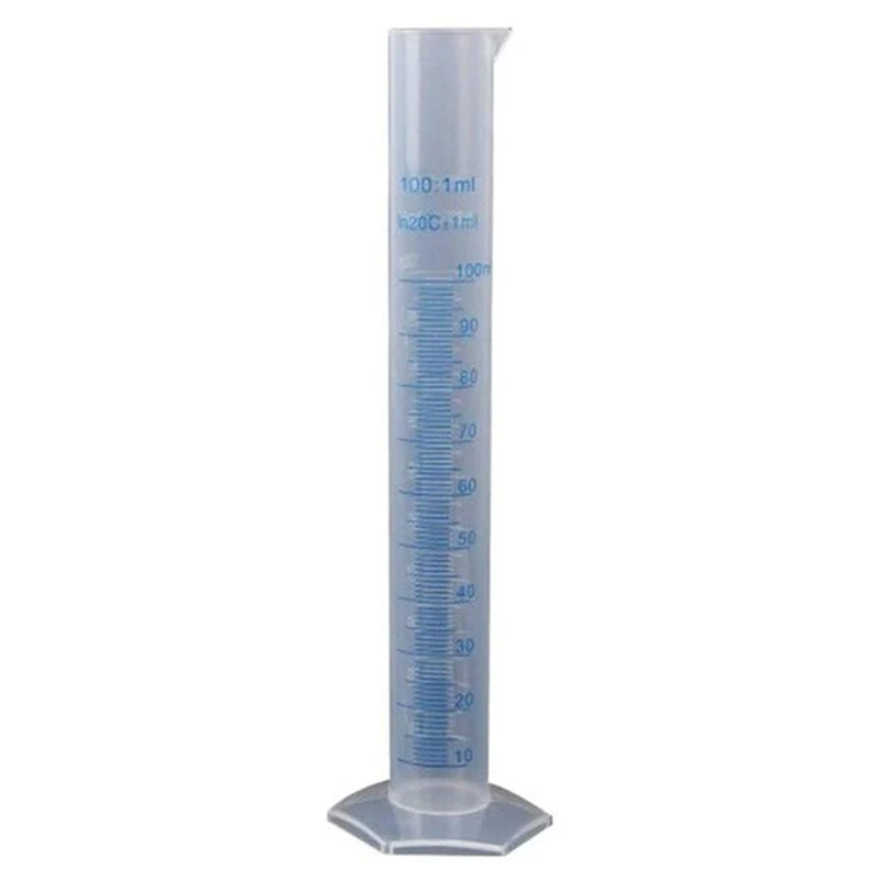 Measuring Cylinder Plastic Graduated Tube Tool for Lab(100Ml)-A27I