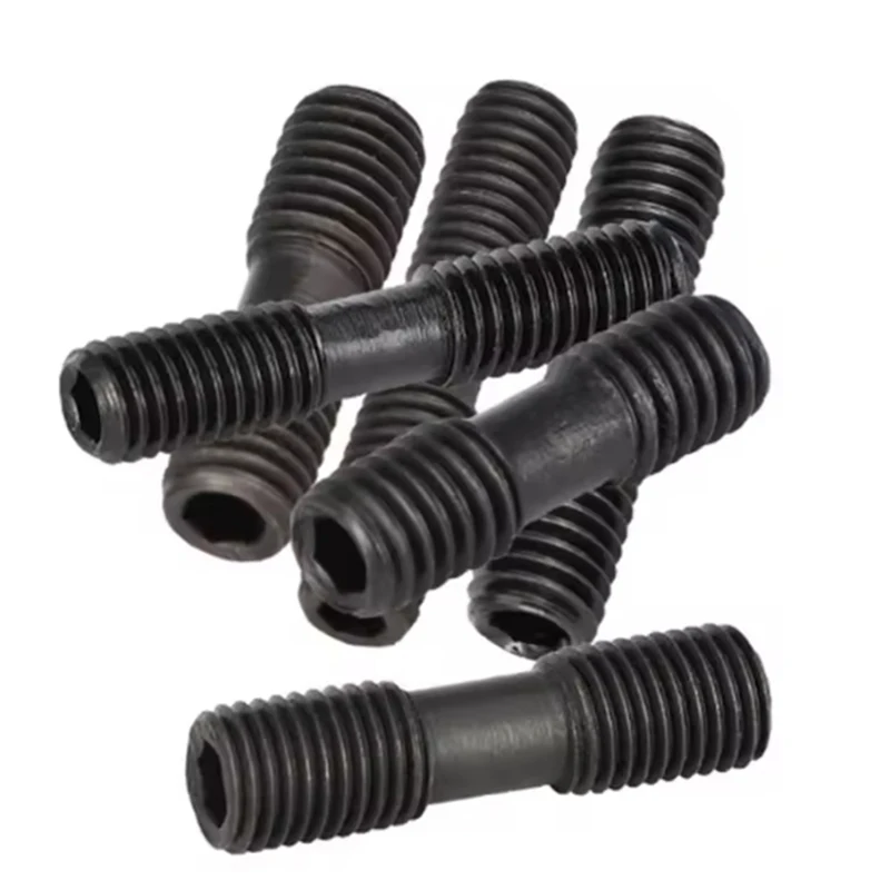 

Изготовленный на заказ высококачественный вал из нержавеющей стали, обработанный на станке с ЧПУ, специальные детали, обслуживающая сталь с шестиугольными двусторонними шпильками