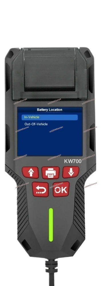 

Car & Truck Battery Tester with Print Function 12V 24V Battery Analyzer Cranking Test Charging Test 10-2000CCA