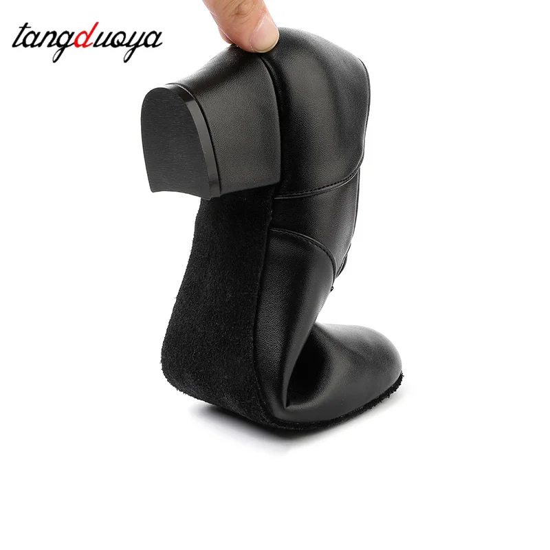 wholesale dancing shoes for women latino Indoors Latin Salsa dance shoes for women close toe low heels 4cm Modern Dance Shoes