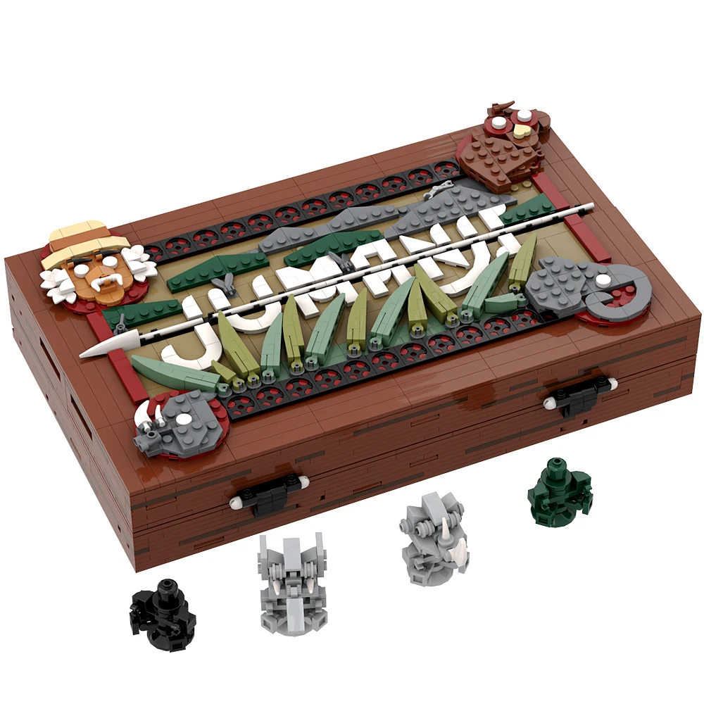 Gobricks MOC Jumanji Brettspiel Ziegel Magnetisches Schachmodell Jumanji Deluxe Spiel Baustein Spielzeug Geschenk Verbesserte Version