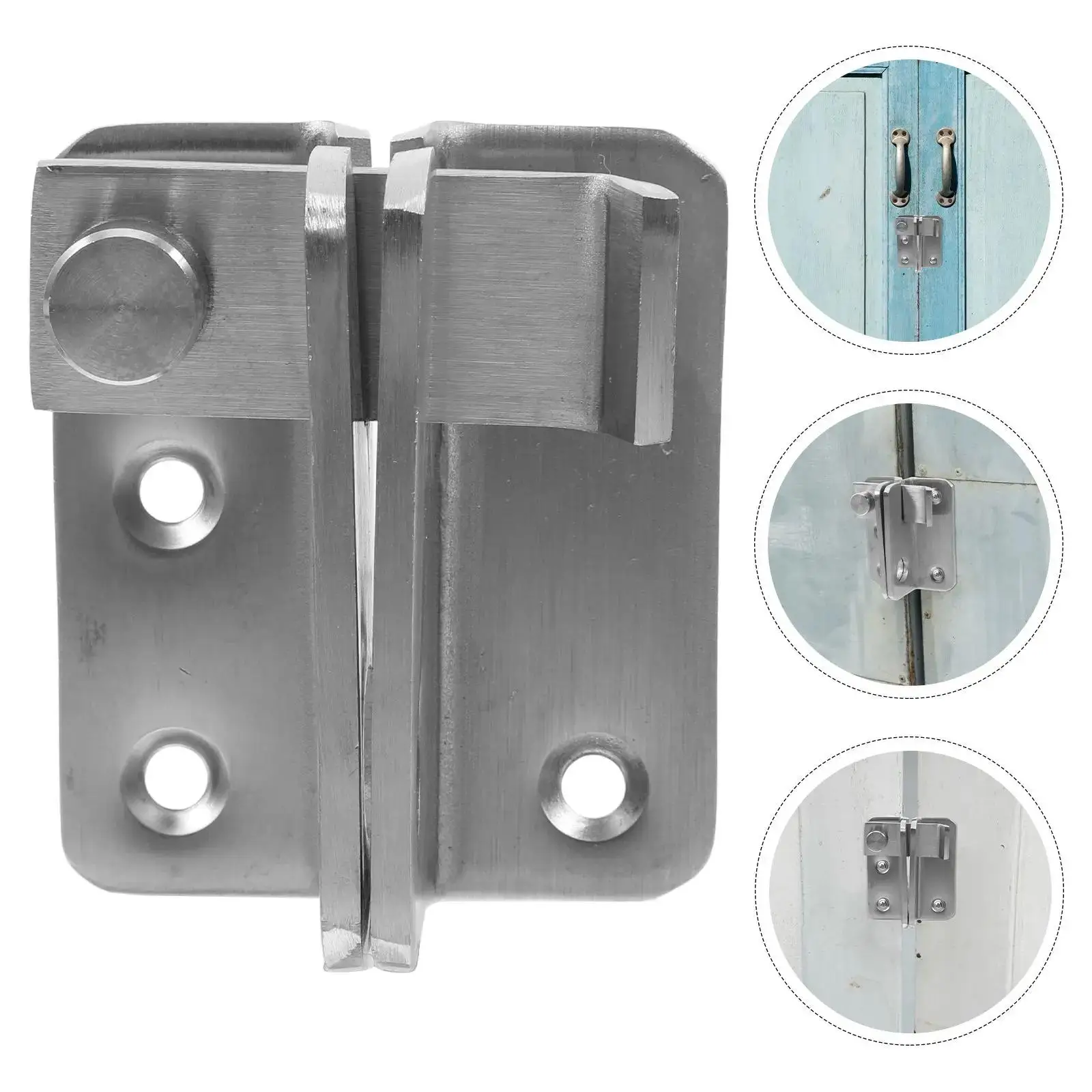 1pc Flip Latch Gate Latches Slide Bolt Latch Safety Door Lock Catch For Barn Cabinet Pet Cage Garden Bathroom Garage Window Slid