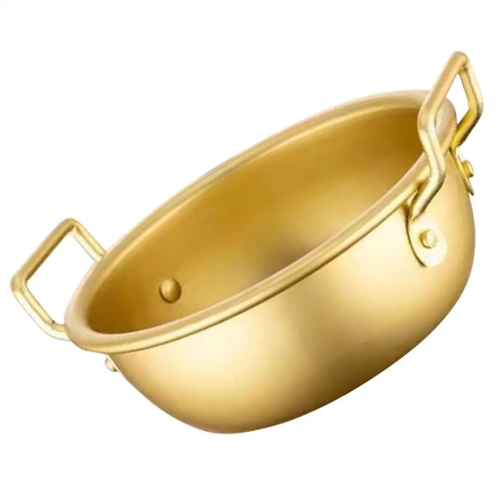 

Aluminum Rice Bowls 13.5cm Large Size Smooth Edge Multi-functional Kitchen Gadgets for Soup Salad Noodles Fruit Storage Portable