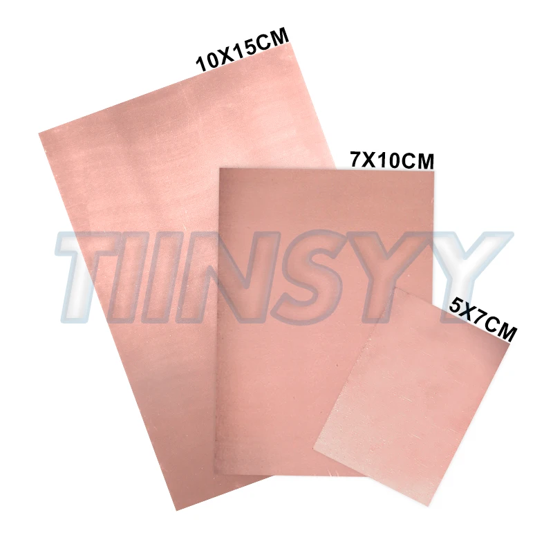 5x7 7x10 10x15 DIY Kit PCB Single-Sided Copper-Clad Laminate Laminated Circuit Board 7*10 10*15