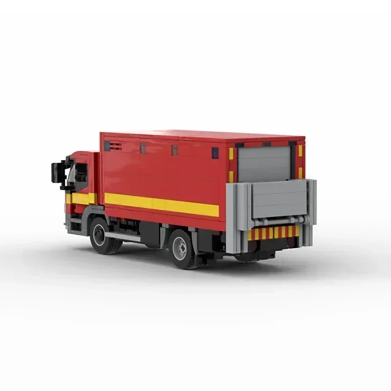 Automodel Moc Bouwstenen Londen Brandweer Redding OSU Technologie Modulaire Blokken Geschenken Kerst Speelgoed DIY Sets Montage