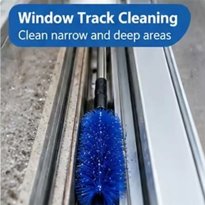 SHGO-Gutter Cleaning Brush Set Adjustable Length Cleaning Tool For Effortless Home, Kitchen & Living Space Debris Removal