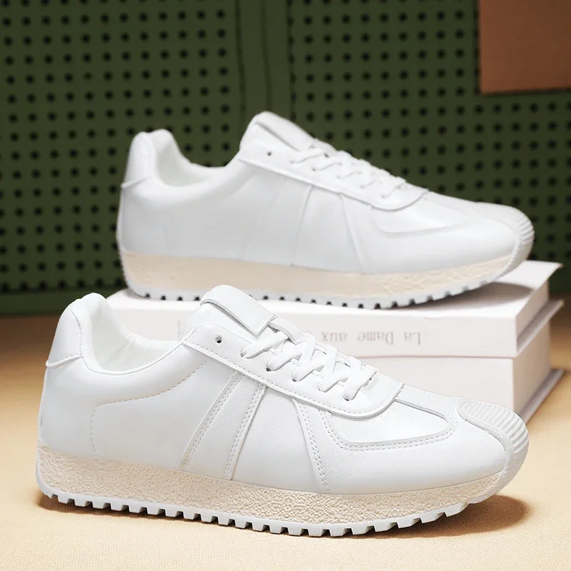 

Men's Genuine Leather Casual Shoes Black Sneakers Summer Shoes Man Fashion New Arrival Handmade Outdoor Leisure Walk Running