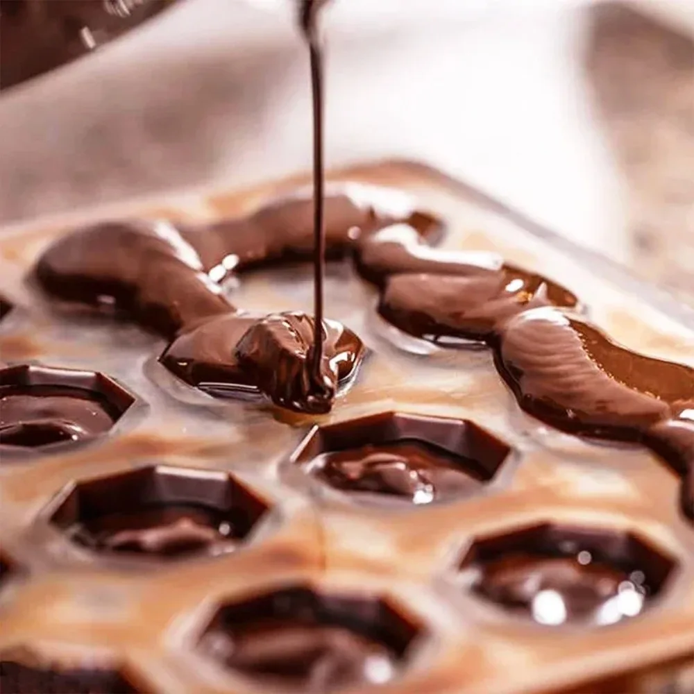 ثلاثية الأبعاد قالب الشوكولاته البولي المهنية المجال الماس صانع الحلوى أداة الخبز ل Bonbons المعجنات ديكور كاندي بار جديد