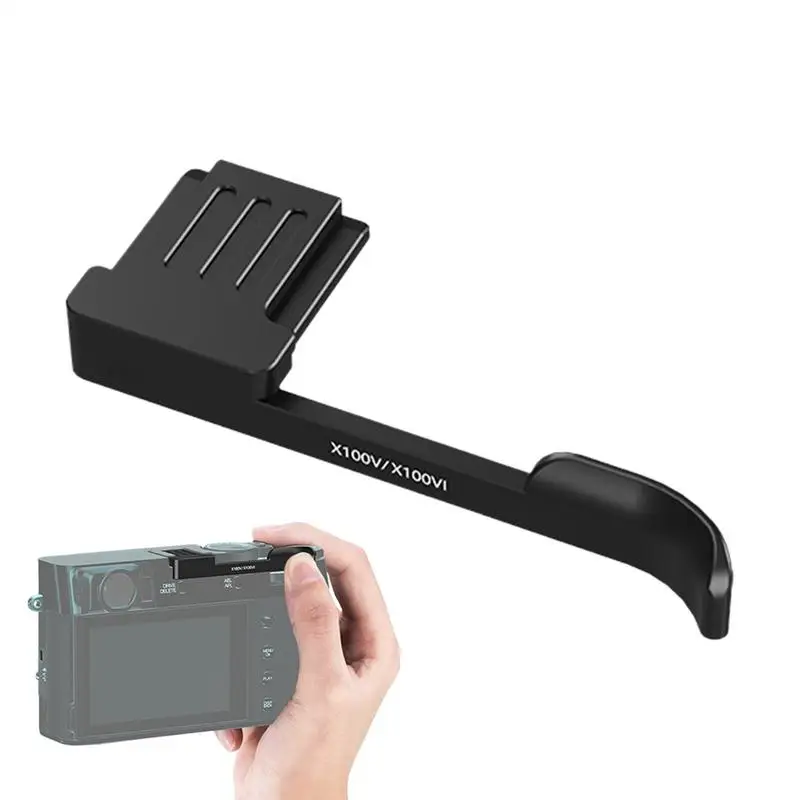 ДляFUJI X100V/X100VI/X100F/XE3/XE4 подставка для ручки для большого пальца из алюминиевого сплава, ручка для большого пальца камеры, подставка для крепления на горячий башмак, защита от царапин