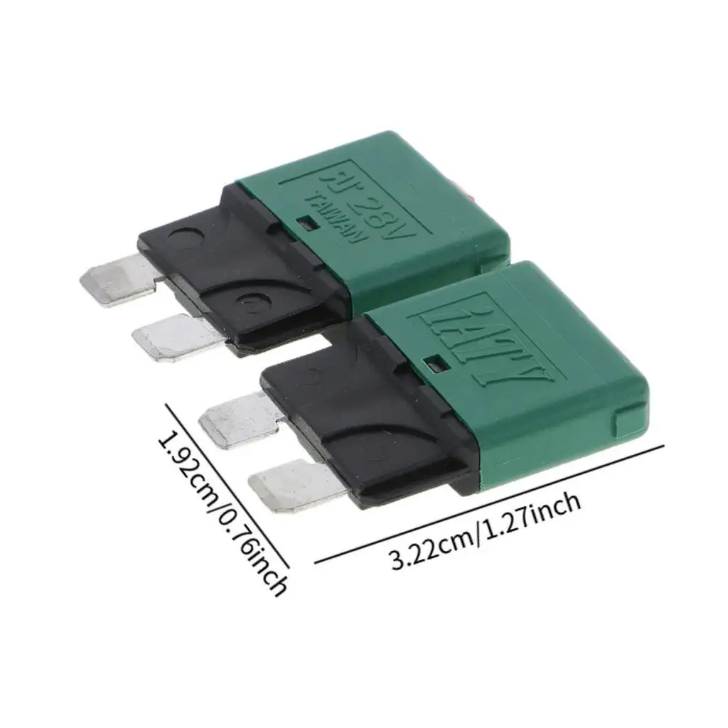 Surface Mount Mini Blade Fuse Circuit Breaker Waterproof Reset Type for Car Boat Automatic Fuses 230V and Fuse 230V Automat Use