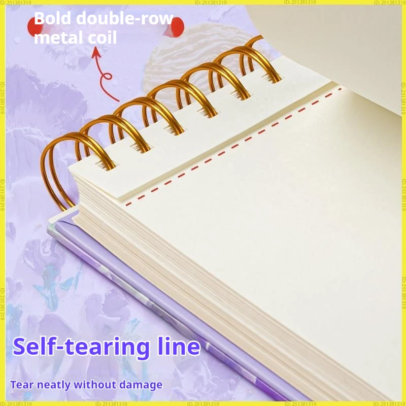 A4 سميكة 8k كراسة الرسم دفتر الرسم المحمولة فارغة خربش علامات اللوحة كتاب المائية ورقة لأطفال المدارس الابتدائية #4